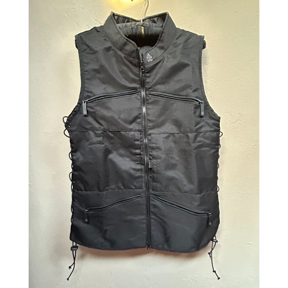 UTG True Huntress Women's Lace-Up Zip Front Sporting Vest Lightweight Black